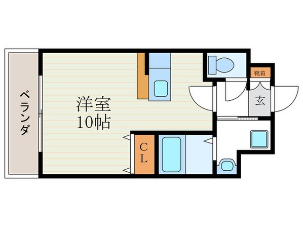 レスペランス西小路の物件間取画像